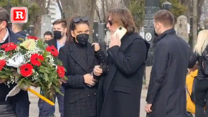 Željko Mitrović na sahrani Ksenije Vučić