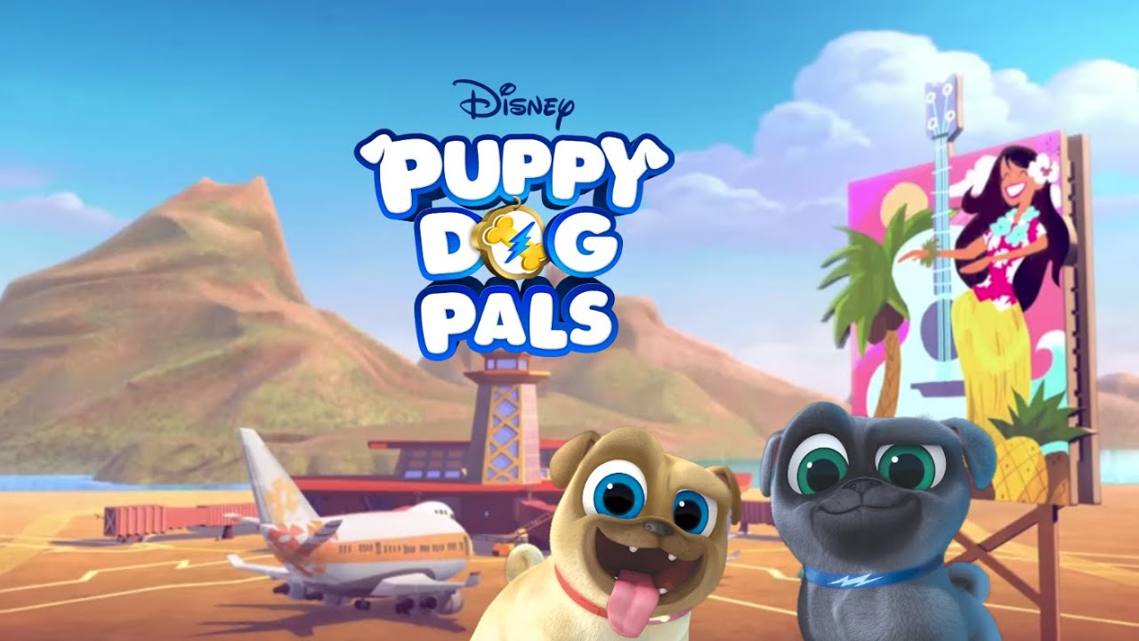 Hawaii Pug-Oh 🌴  | Puppy Dog Pals | Clip