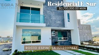 Residencial Explanada Sur (E-Sur) Pachuca 2700000 3 habitaciones con baño completo Casa en venta by Rocio Espinosa Bienes Raíces 1,139 views 3 months ago 6 minutes, 42 seconds