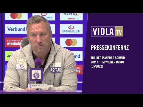 ???? Pressekonferenz live: Nach Austria Wien - SK Rapid (05/2022)