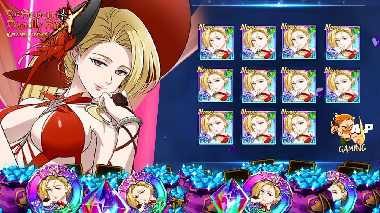 900 DIAMANTES E O SONHO DO 6/6!MEUS SUMMONS NA GELDA DE PRAIA - The Seven Deadly Sins