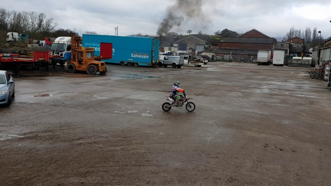 Demon x  125 and stomp 110 pit bike jumps
