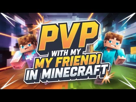 playing insane pvp minecraft with my friend - YouTube