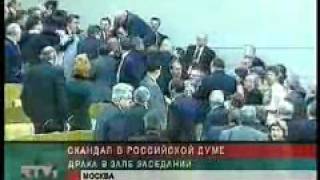 Савельев против Жириновского. Драка в Госдуме