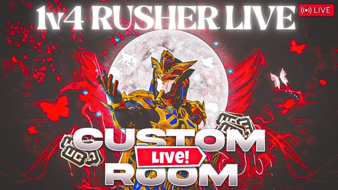 🔴 UNLIMITED CUSTOME ROOM 🤑🔥 
