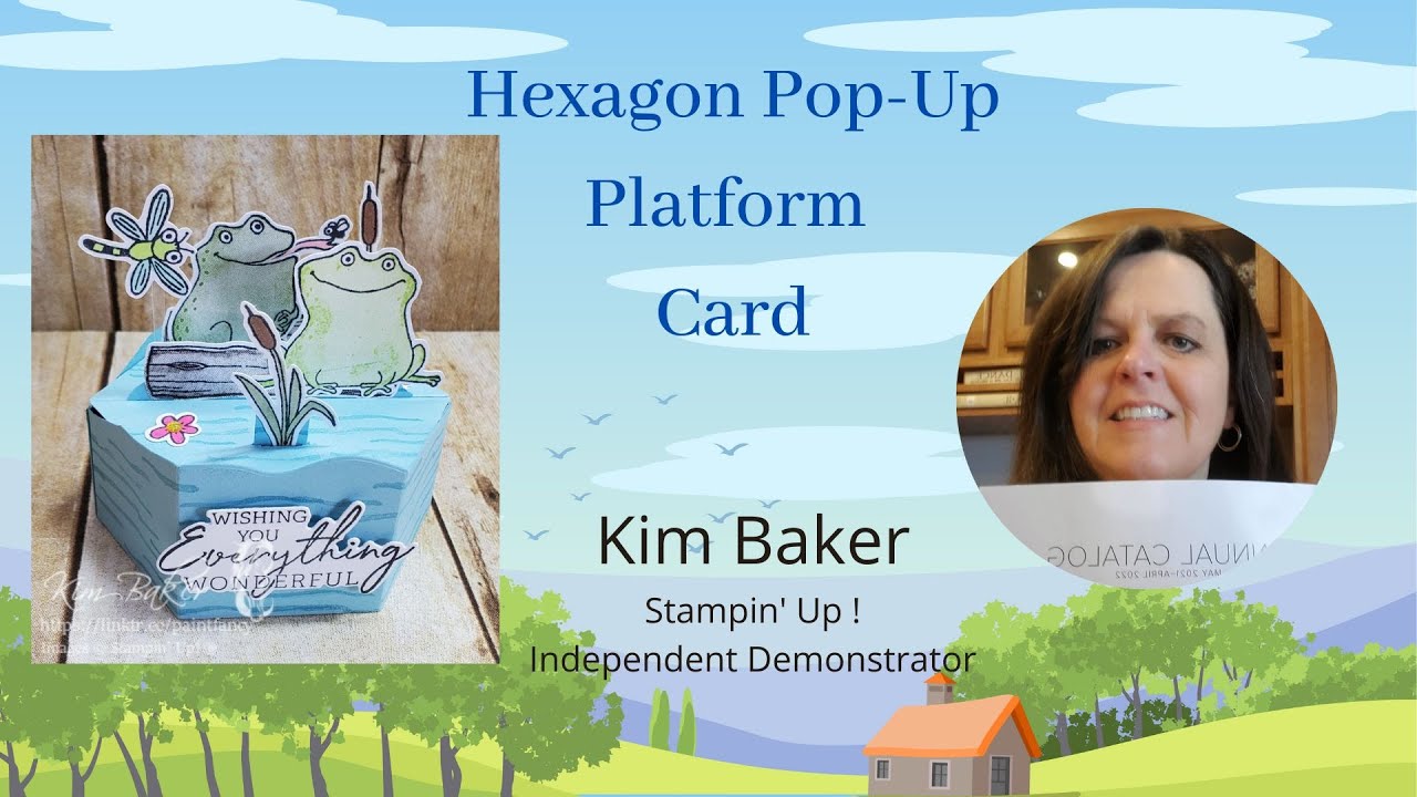 A2 Hexagon Pop-Up Platform Card Tutorial