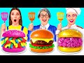 自分 vs おばあちゃんの料理チャレンジ | キッチンのハックとレシピ