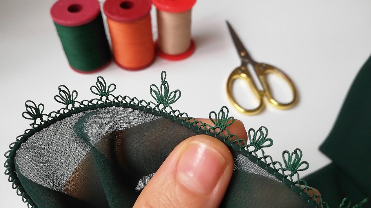 ZÜMRÜT YEŞİLİNE / MODEL VE RENKLER ÇOK YAKIŞTI👌ÇITI PITI İĞNE OYASI MODELİ /SEMİHA'NIN İĞNE OYALARI