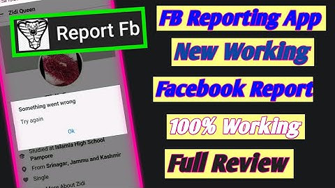 Facebook Reporting App 2023 || Fb Report Just Now Working 100% || fb Report Update Trick 2023