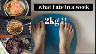 how i lost 2kg in one week | glow up diary ep. 1