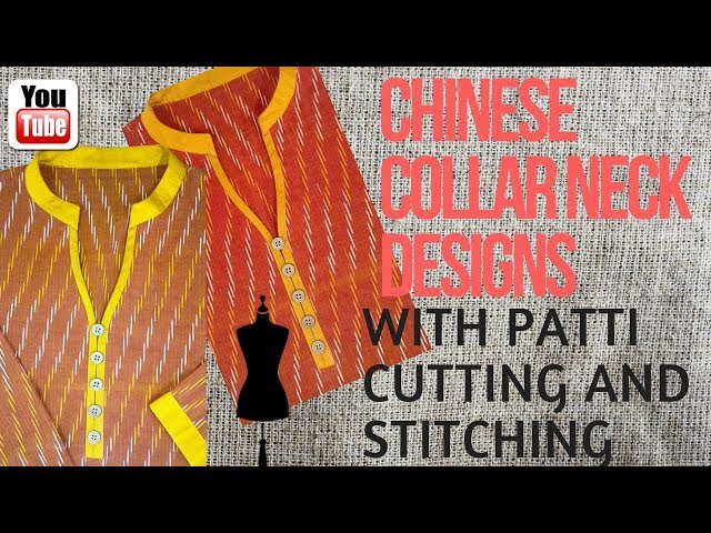 collar neck dress cutting Collar kurti cutting and stitching tutorial #sewing #fashion #reels  #instagood #collar #kurti #colourofthreads #winteroutfit #dress #pathankot