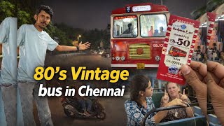 Vintage Bus In Chennai | MTC சென்னை Vintage Bus |