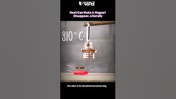 Heat Makes a Magnet Vanish! 🔥🧲 Real Physics Explained!