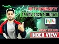 INDEX VIEW | 17 Nov 2025 Monday | Market Analysis By Hitesh Narwal