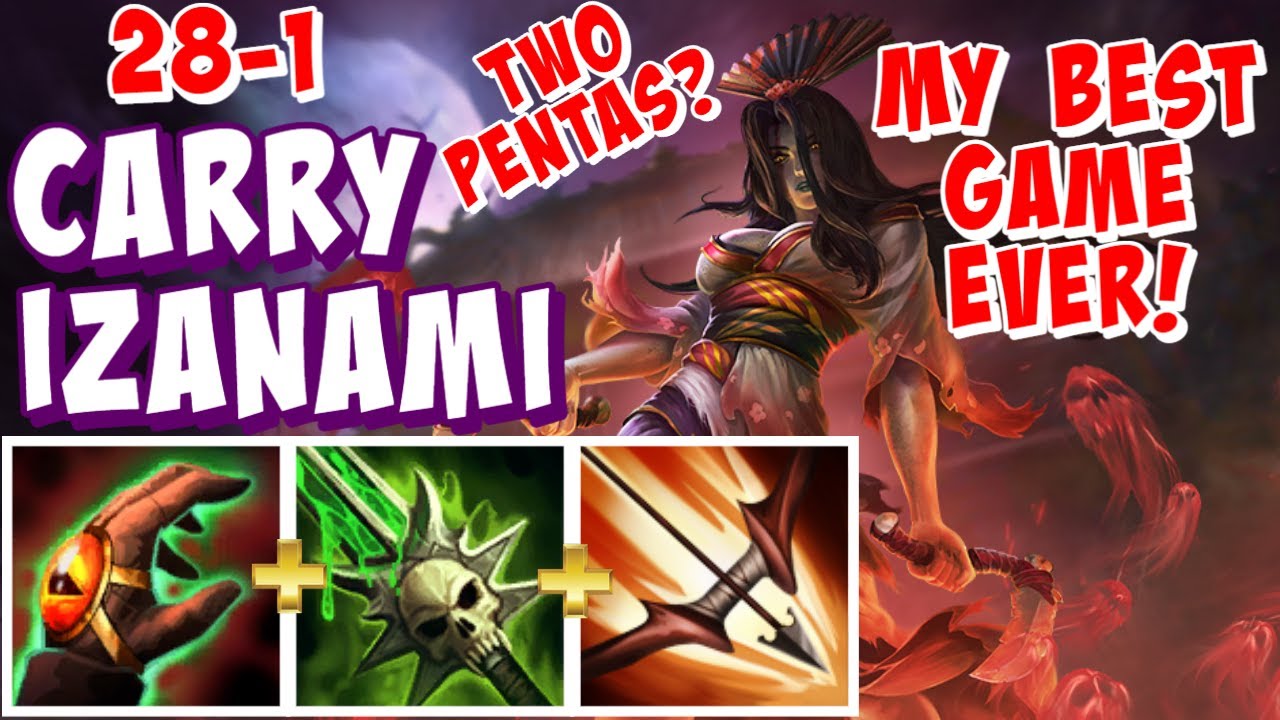 IZANAMI CARRY SMITE SEASON 9 IS BROKEN - MY BEST GAME EVER! TWO PENTAS?