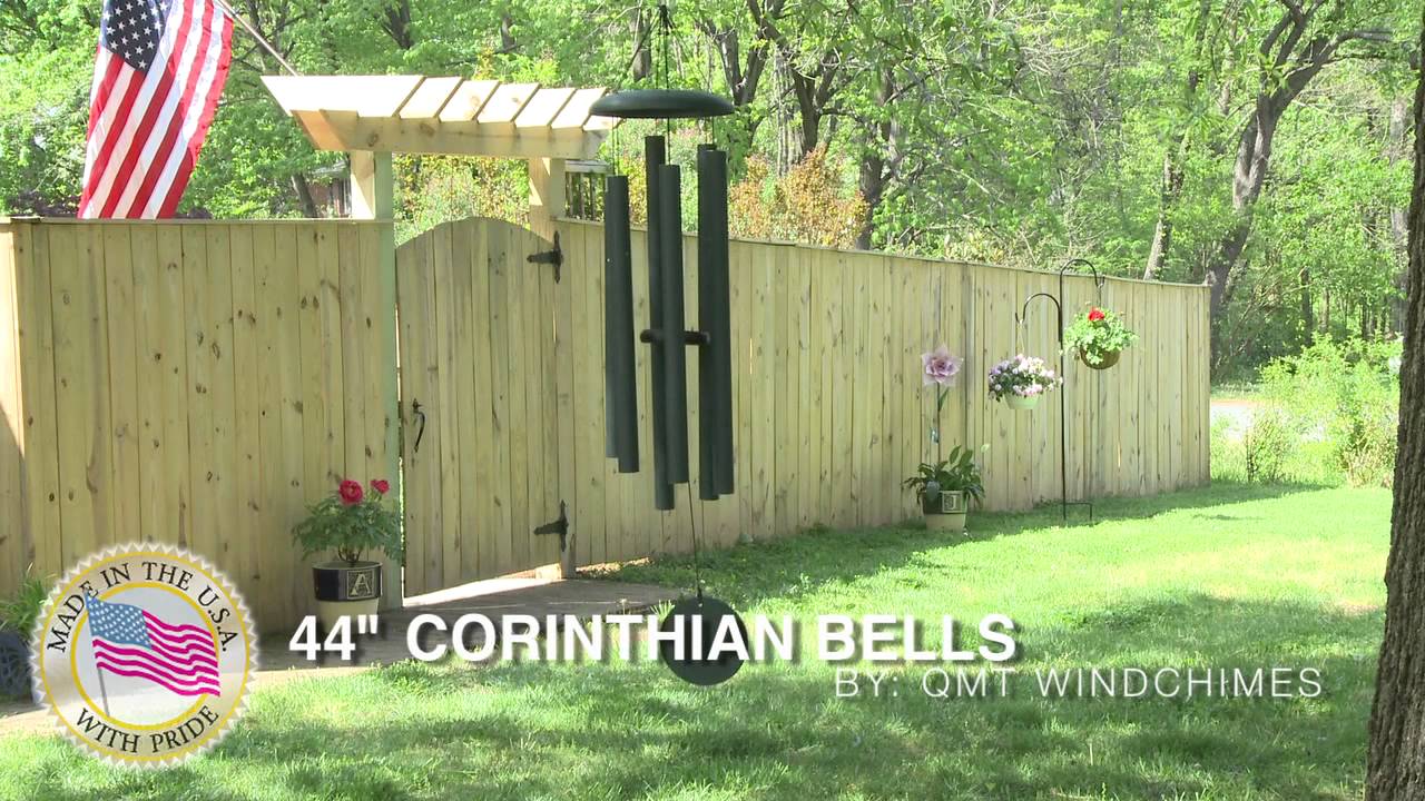 Corinthian Bells® 44" Green wind chime by Wind River YouTube
