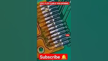 Fpc Flex Cable Soldering ! #shorts,#viral,#trendingsoldering iron