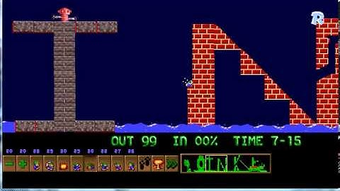 My lemmings custom level: tribute to youtuber Oink83