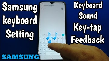 How to Turn ON or OFF Keyboard Sound on Samsung Galaxy A02 | Keyboard Settings | Key-tap Feedback