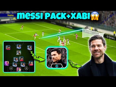 😱MESSI AMBASSADOR PACK AND XABI ALONSO MANAGER PACK in efootball 2024 mobile