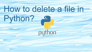 How To Delete File In Python?