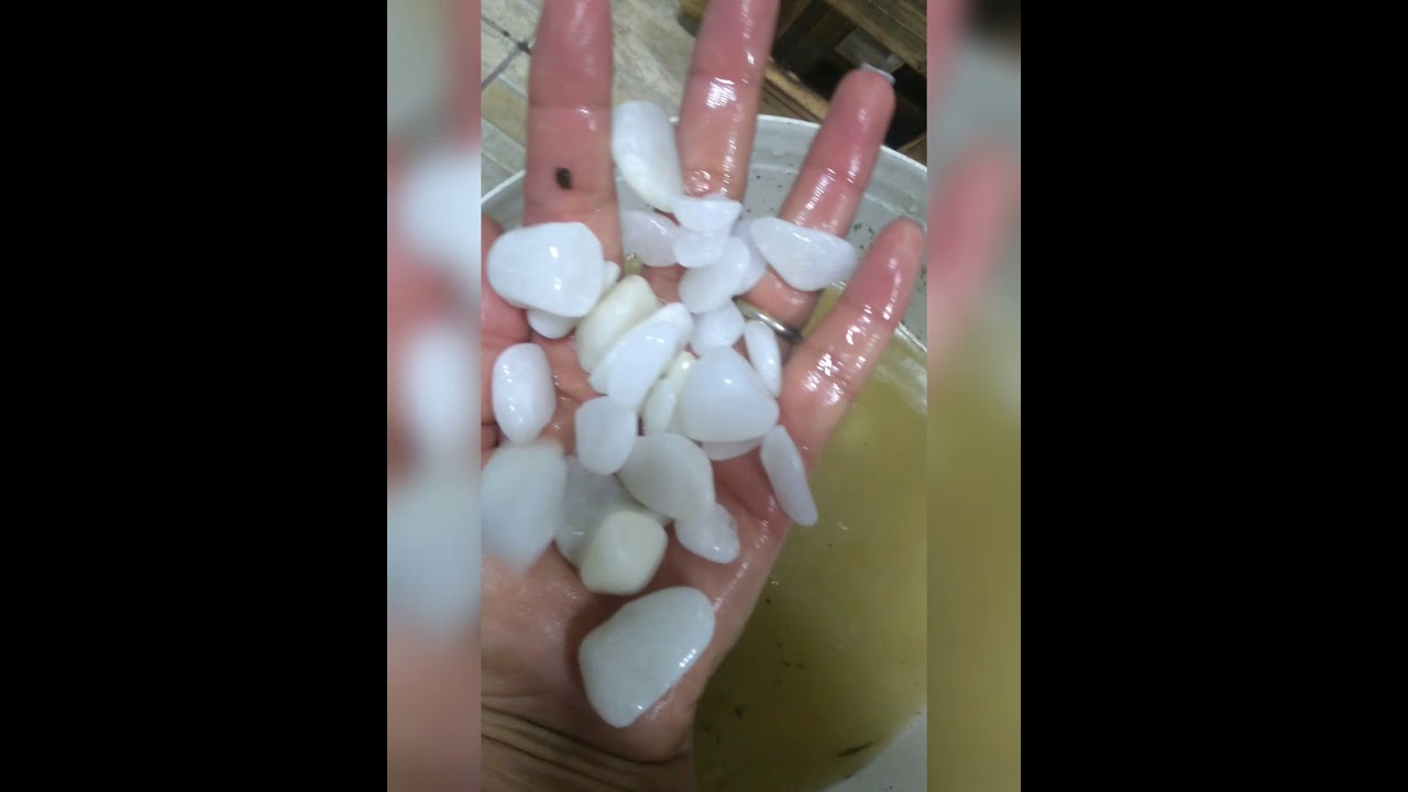 COMO LIMPAR SEIXOS(pedras de jardim) fácil e rápido