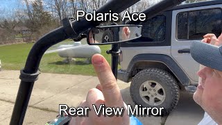 Polaris Ace RZR 180 degree Rear View Mirror UTV Side by Side by Jeep Creep 62 views 1 month ago 3 minutes, 37 seconds