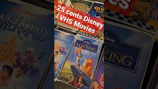 25 Cents Disney Vhs Movies garagesale rummagesale toys vhs disney disneyvhs