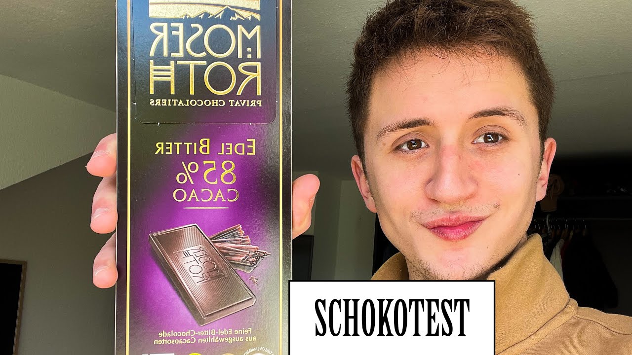 Moser Roth Edel Bitter - 85% Cacao | SCHOKOTEST - YouTube