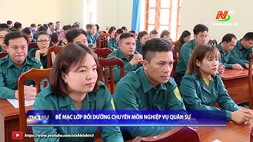 Bế giảng lớp Bồi dưỡng chuyên môn nghiệp vụ Quân sự