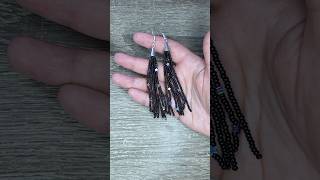 Tassel seed bead earrings! Follow my channel for the full video