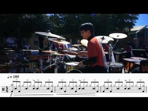 Pulse Percussion 2026 Drumset Feature Transcription