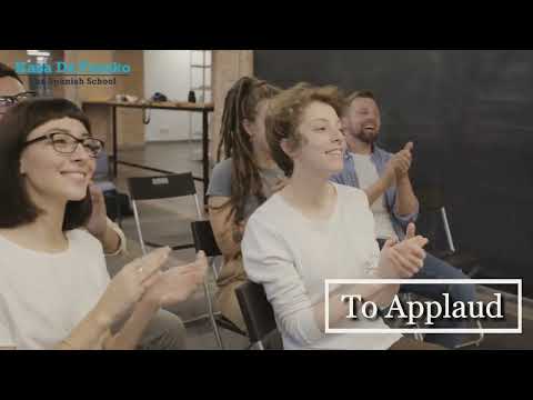 Verb of the Day: Aplaudir - To applaud