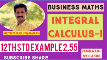 12th Std BM Ex.2.7 Example 2.55 Evaluate Integration 1/x-√x²-1 dx