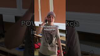 Prawdziwe 😆 #informatyka #shorts #beka #humor #szkoła