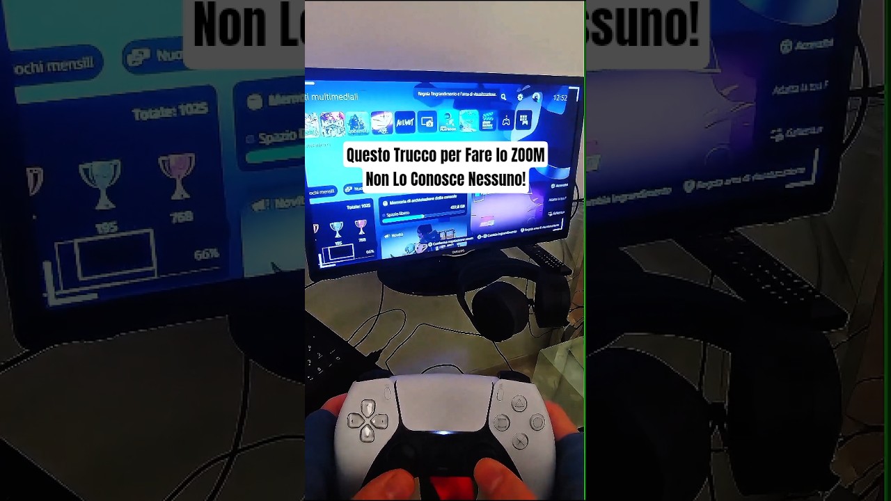 Zoom su PS5 in 2 Secondi! Trucco che Nessuno Conosce! 👀 