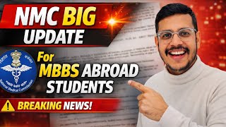 New Nmc Guidelines For Mbbs Abroad Students Nmc Latest Update Dr. Anand Mani