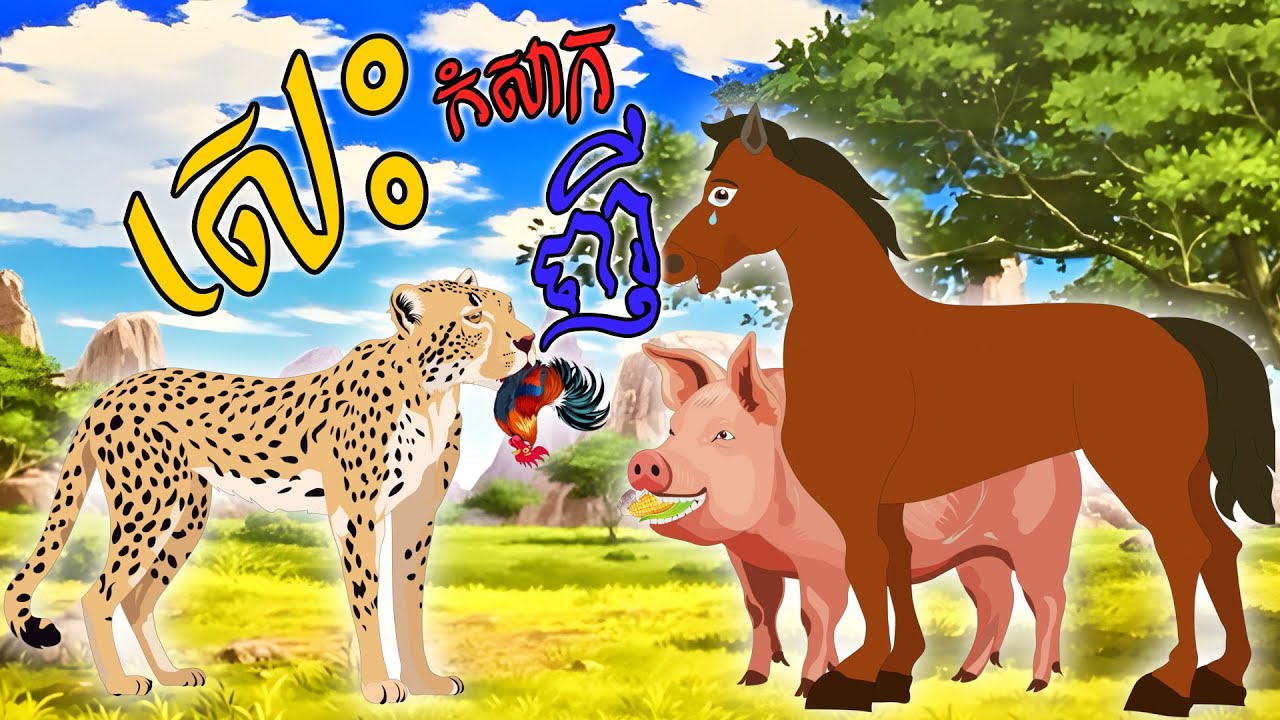 បាយ័ននិទាន - រឿង សេះកំសាកញី -Bed Time Story- Khmer Fairy Tales 2025