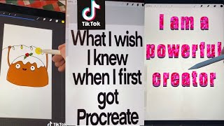 Procreate Tutorial TikTok Compilation Animation Tips, Blending Hacks, Glitch Effect How To Lessons