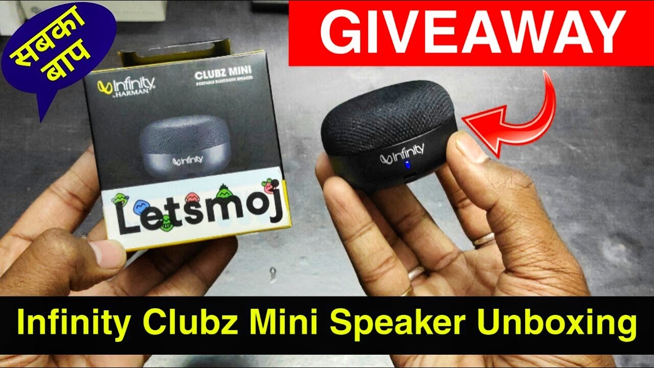 Infinity Clubz Mini Pocket Speaker Unboxing + Giveaway 🔥 Portable