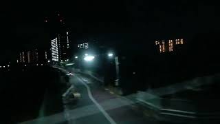 【深夜の側面展望  その2】 京成3000形  3016編成    普通 京成上野行き  千住大橋〜町屋間