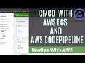 CI/CD With AWS ECS + CodePipeline + CodeDeploy + CodeCommit + CodeBuild + Docker