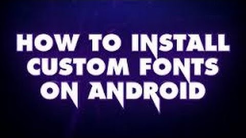 TUTORIAL;HOW TO INSTALL  CUSTOM FONTS TO PIXELLAB? Android/ios