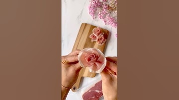 How to Make a Prosciutto Rose 🌹🥓 | Easy Charcuterie Board Garnish
