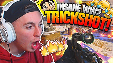 FINALLY TRICKSHOTTED IN SND!! CRAZY WW2 TRICKSHOT!!! (CALL OF DUTY WORLD WAR 2)