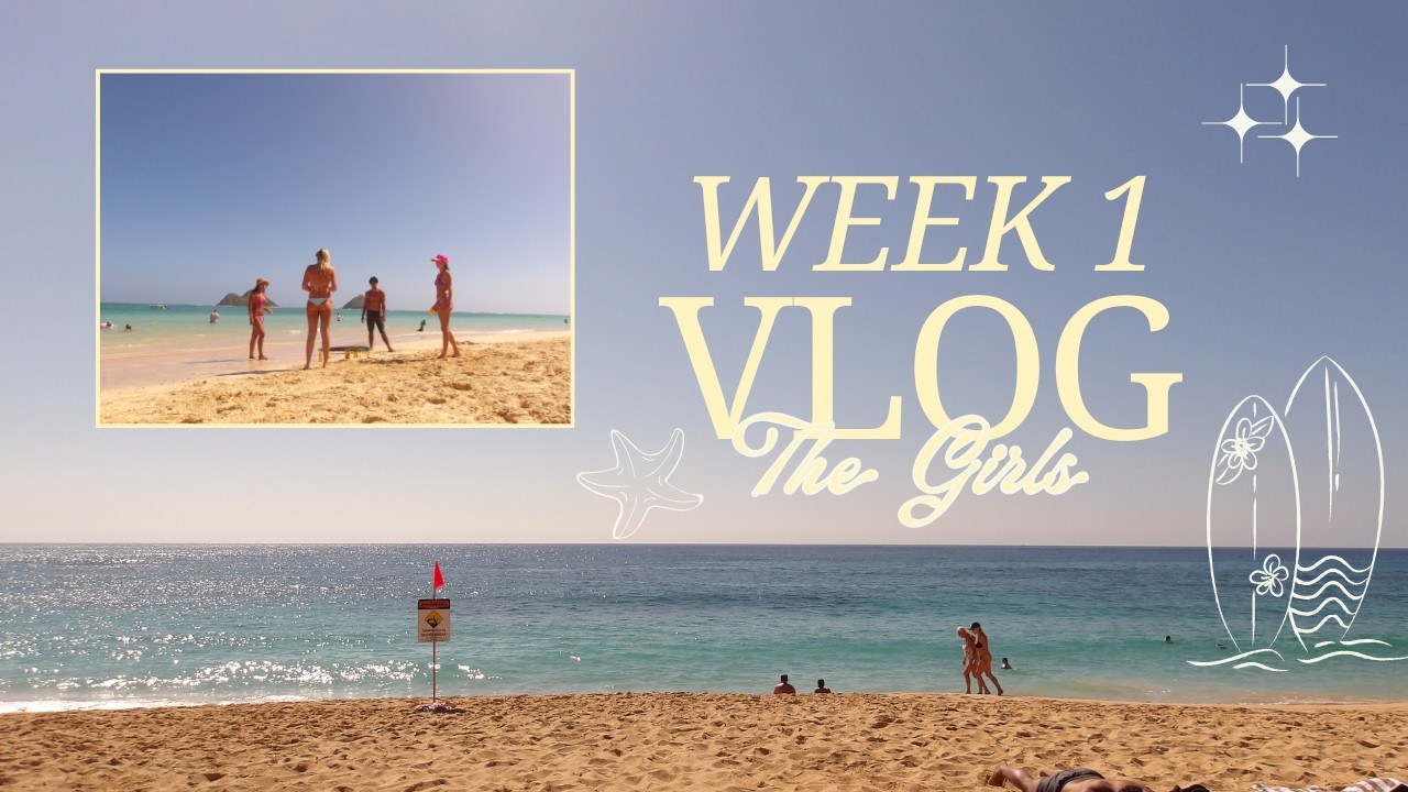 Our First Vlog // Beach, Going Out in Hawaii
