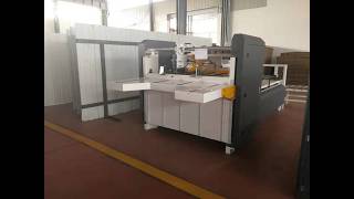 QHPACK good quality semi-automatic folder gluer machine  máquina plegadora-encoladora semiautomática