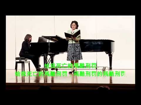 《张莉音乐共享》《我多么痛苦》声乐讲座 教唱歌 歌唱技巧 曲目介绍 作品分析