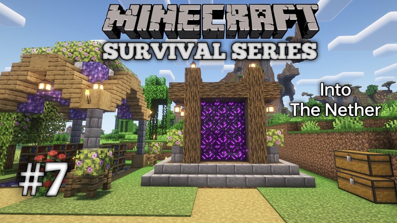 Minecraft Survival Series - Episode 7 : Into the Nether ! - YouTube