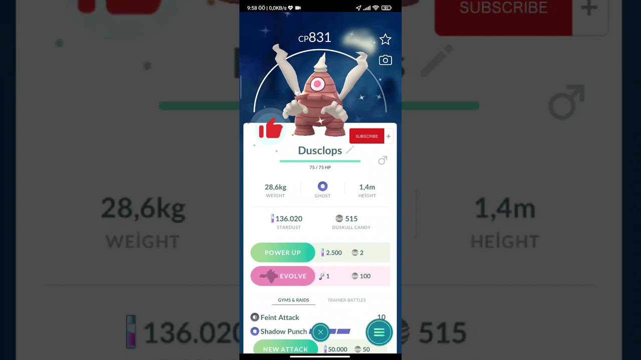 Pokemon Go Shiny Dusknoir !!!!